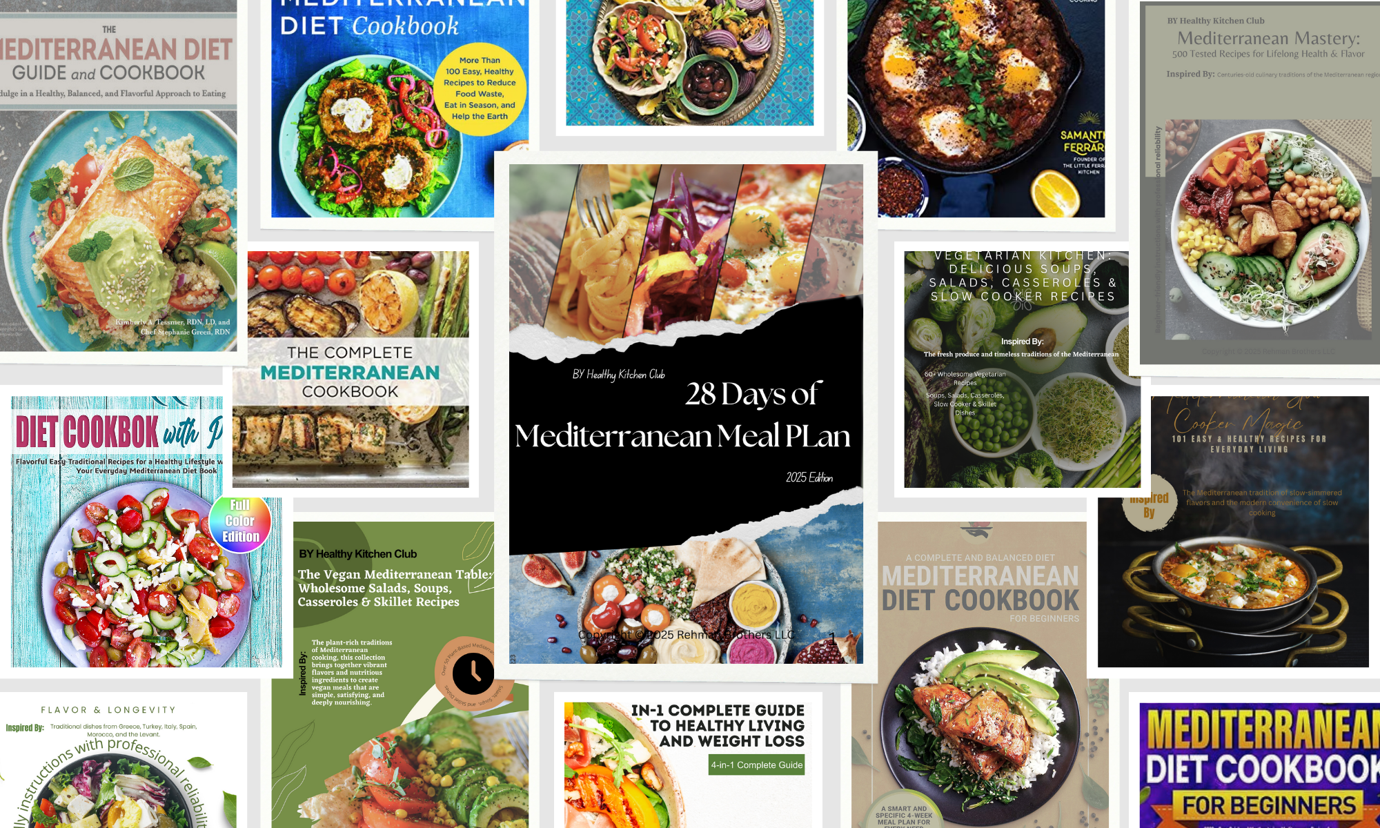 Mediterranean Diet & Recipes Bundle 2025